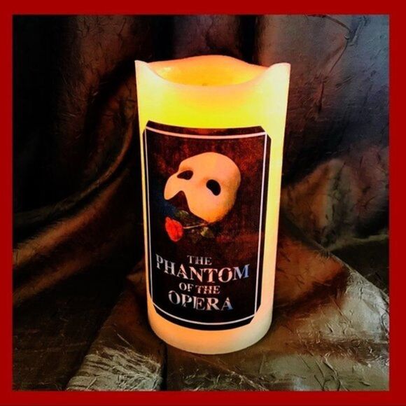 🕯🌹 NWOT. Broadway Phantom Of The Opera Flameless Candle. - Picture 3 of 6